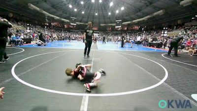 43 lbs Round Of 32 - Baker Boyd, Oklahoma Wrestling Academy vs Laken Burt, Wagoner Takedown Club