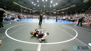 43 lbs Round Of 32 - Baker Boyd, Oklahoma Wrestling Academy vs Laken Burt, Wagoner Takedown Club