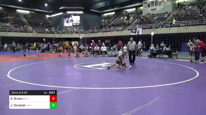 50 lbs Consi Of 8 #2 - Ari Brown, Nottingham, PA vs Johnny Shubiak ...