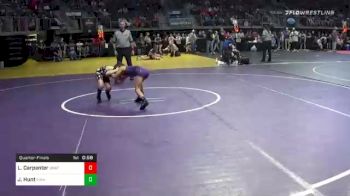 60 lbs Quarterfinal - Laoghaire Carpenter, Unattached vs Joely Hunt, Vian Wrestling Club