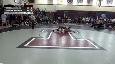 120 lbs Round 1 - Benjamin Anderson, Independence vs Braden Anderson, Hinton