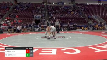 170 lbs Consolation - Jared Blobe, Notre Dame Hs - Green Pond vs Wyatt Griffin, Brookville Area Hs