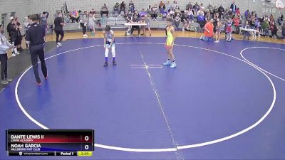 63 lbs Round 1 - Dante Lewis Ii, Lewis Academy vs Noah Garcia, Hillsboro Mat Club