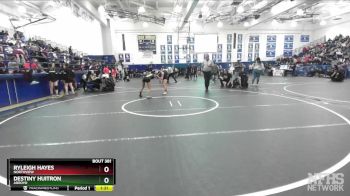 100 lbs Quarterfinal - Destiny Huitron, Arroyo vs Ryleigh Hayes, Northview