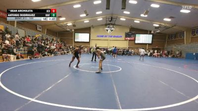 133 lbs Semifinal - Sean Archuleta, Arizona Christian University vs Antonio Rodriguez, Unattached