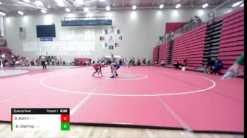 113 lbs Quarterfinal - Bryan Sterling, Dundee vs Diondre Henry, Flossmoor (Homewood)