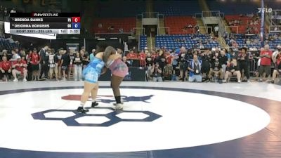 235 lbs Semis - Brenda Banks, PA vs Deionna Borders, OH