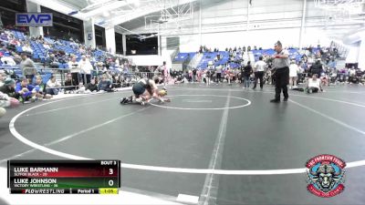 130 lbs Placement (4 Team) - Luke Barmann, Slyfox Black vs Luke Johnson, Victory Wrestling