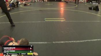 49 lbs Round 2 (4 Team) - Myles Maines, Ares vs Lucas Krause, SVRWC Silver