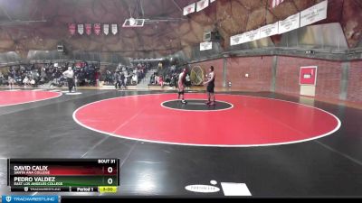 197 lbs Champ. Round 1 - Pedro Valdez, East Los Angeles College vs David Calix, Santa Ana College