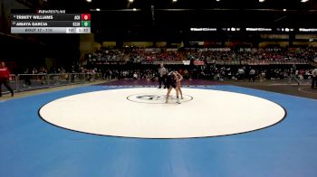 110 lbs Champ. Round 1 - Trinity Williams, Andover Central HS vs Amaya Garcia, Kansas City-JC Harmon HS