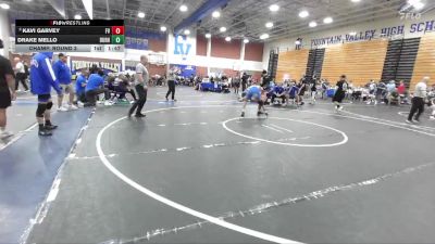144 lbs Champ. Round 3 - Kavi Garvey, Fountain Valley vs Drake Mello, Durham