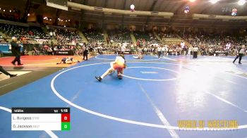 145 lbs Round Of 16 - Landon Burgess, Stronghold Wrestling Club vs Daniel Jackson, Southern Illinois Bulldogs Wrestling Club