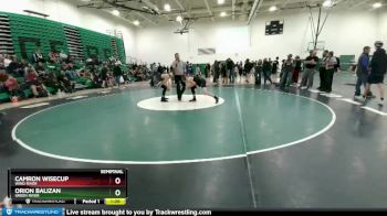 138A Semifinal - Camron Wisecup, Wind River vs Orion Balizan, Green River