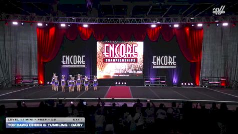 Top Dawg Cheer & Tumbling - Daisy [2025 L1.1 Mini - PREP - D2 Day 1] 2025 Encore Grand Nationals
