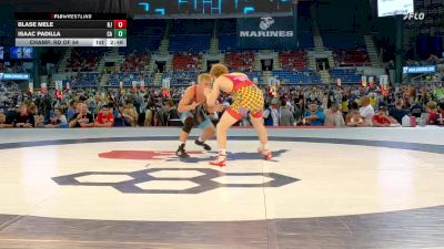 150 lbs Champ. Rd Of 64 - Blase Mele, NJ vs Isaac Padilla, CA