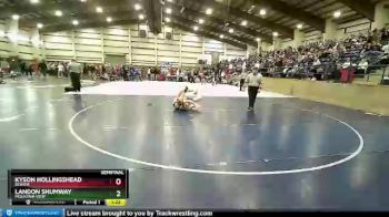 150 lbs Semifinal - Landon Shumway, Mountain View vs Kyson Hollingshead, Beaver