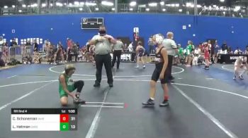 82 lbs Rr Rnd 4 - Conner Schoneman, Iowa Hammers Blue vs Lucas Hetman, G2 Red