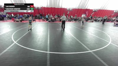 12U Boys - 74 lbs Quarters - Micah Rivard, Minnesota vs Bain Wiegel, Pec-Argyle Youth Wrestling