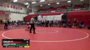 132 lbs 3rd Place Match - Matthew Hamad, Nordonia vs Kade Mellon, Wadsworth