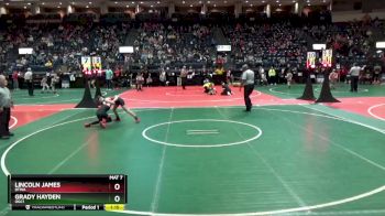 110 lbs Semifinal - Lincoln James, BTWA vs Grady Hayden, OGC1