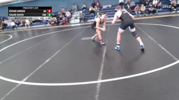 174 lbs Cons. Round 5 - Ethan Gregg, Briar Cliff (Iowa) vs Caleb Davis, York (Neb.)
