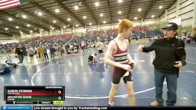 103 lbs Quarterfinal - Aaron McBride, Top Of Utah vs Houston Davis, Empire