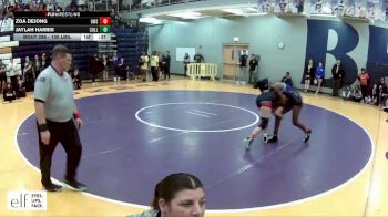 130 lbs. Cons. Round 1 - Jaylah Harris, Collinsville vs Zoa Dejong, Omaha Westside