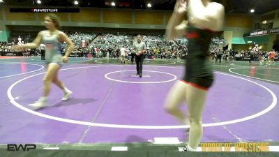 98 lbs Consi Of 8 #2 - Lola Colo, BULLDOG WRESTLING CLUB vs Micah Norris, Khutulun