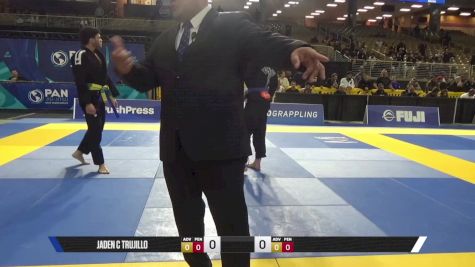 Trillin Kahlo Rudelson vs Jaden C Trujillo 2025 Pan Jiu Jitsu IBJJF Championship