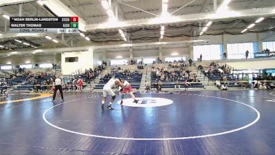 285 lbs Cons. Round 4 - Noah Berlin-Langston, Stevens Tech vs Walter Thomas, New Jersey City University