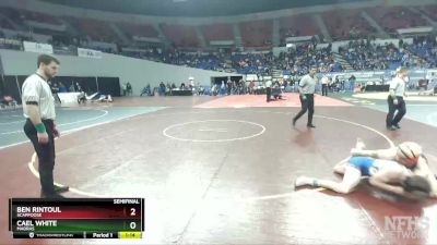 4A-160 lbs Semifinal - Cael White, Madras vs Ben Rintoul, Scappoose