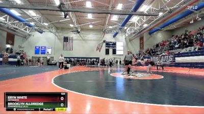 125 lbs Cons. Round 2 - Brooklyn Alldredge, Edwardsville (H.S.) vs Eryn White, Heyworth