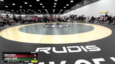 105 lbs Round 1 (8 Team) - Corbyn Weiss, LAW/Crass Wrestling vs Noah Goelz, Indiana Outlaws