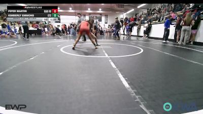 98 lbs Rr Rnd 3 - Piper Martin, Black Fox Wrestling Club vs Kimberly Emmons, Grove Takedown Club