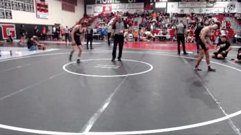 150 lbs Champ - Round 1 (16 Team) - Ezra Gillette, Gooding High School vs Logan Vaughn, Fruitland