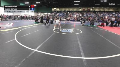112 lbs Round Of 64 - Mia Anderson, NE vs Isabel Kaplan, IN