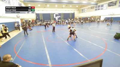 175 lbs Cons. Semi - Phillip Tran, Villa Park High School vs Wyatt Valle, Threshold Wrestling Club