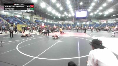 78 lbs Semifinal - Kendric Trout-Palomo, Westen Nebraska Elite vs Tayven Kem, Ravage WC