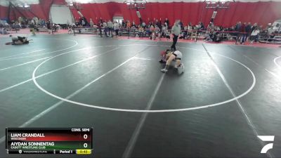 119 lbs Cons. Semi - Liam Crandall, Wisconsin vs Aiydan Sonnentag, Cadott Wrestling Club