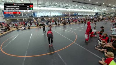120 lbs Champ. Round 3 - Derion Williams, Unattached vs Chazz Robinson, Unattached