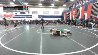138 lbs Cons. Round 5 - Donny Gomez, South El Monte vs Alfonso Hernandez, Cajon