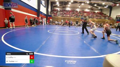 85 lbs Quarterfinal - Jeremy Luthy, Owasso Takedown Club vs Maddox Tucker, Keystone Wrestling Club