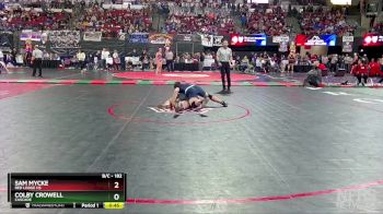 Cons. Round 3 - Colby Crowell, Cascade vs Sam Mycke, Red Lodge HS