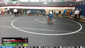 113 lbs Quarterfinal - Dreagan Flores, Cypress Creek vs Iziah Rojas, College Park