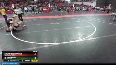 160 lbs Semifinal - Logan Ellwanger, Luxemburg-Casco vs Nolan Kemp, Team Nazar