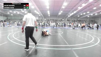 138 lbs Consi Of 4 - Chloe Zacherl, Wrecking Crew Dream Crushers vs JayAnna Hahn, Elite NJ Black