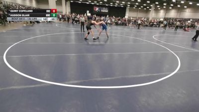 132 lbs Quarters - Quint Copeland, Bennett Wrestling Club vs Hudson Blair, MWC Wrestling Academy