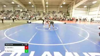 160 lbs Round Of 64 - Aidan Zarrella, RI vs Rayshawn Springs, SC