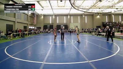 138 lbs Semifinal - Winner Tshibombi, Stratford vs Josephina Piel, New Milford